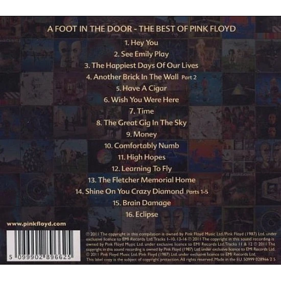 Pink Floyd ‎– A Foot In The Door (The Best Of Pink Floyd) CD