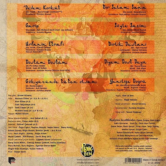 Seyyal Taner Kurtalan Ekspres ‎– Aşıklar (Bir Dede Korkut Masalı) Plak LP