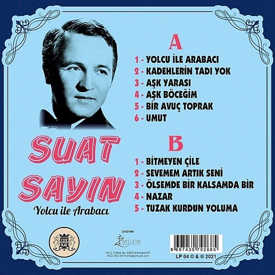 Suat Sayın - Yolcu ile Arabacı Plak LP
