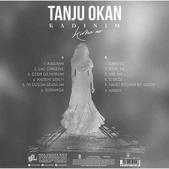 Tanju Okan ‎– Kadınım (Kime Ne) Plak LP