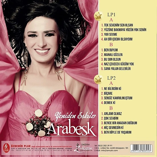 Yıldız Tilbe - Arabesk Plak 2 LP