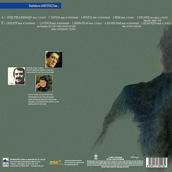 Zülfü Livaneli - Güneş Topla Benim İçin Plak LP