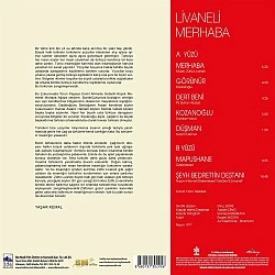 Zülfü Livaneli - Merhaba Plak LP