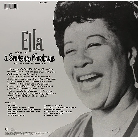 Ella Fitzgerald - Ella Wishes You A Swinging Christmas Plak LP Acoustic Sounds