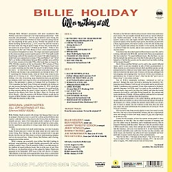 Billie Holiday – All Or Nothing At All Plak LP