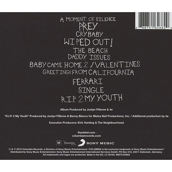 The Neighbourhood - Wiped Out! CD