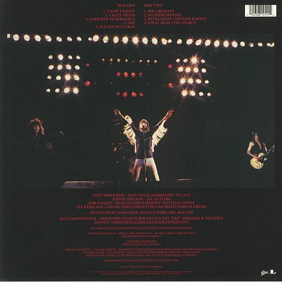 Ozzy Osbourne – Blizzard Of Ozz (Gümüş Kırmızı Renkli) Plak LP