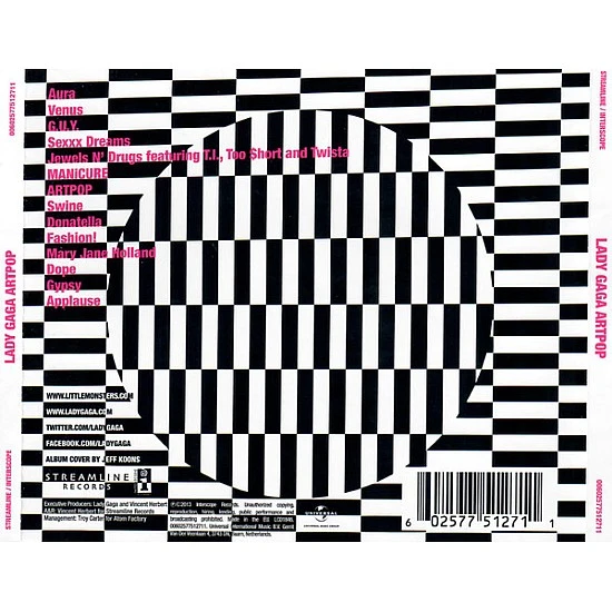 Lady Gaga - Artpop CD (Avrupa Baskı)