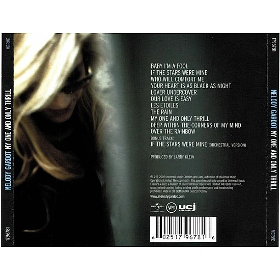 Melody Gardot - My One And Only Thrill CD
