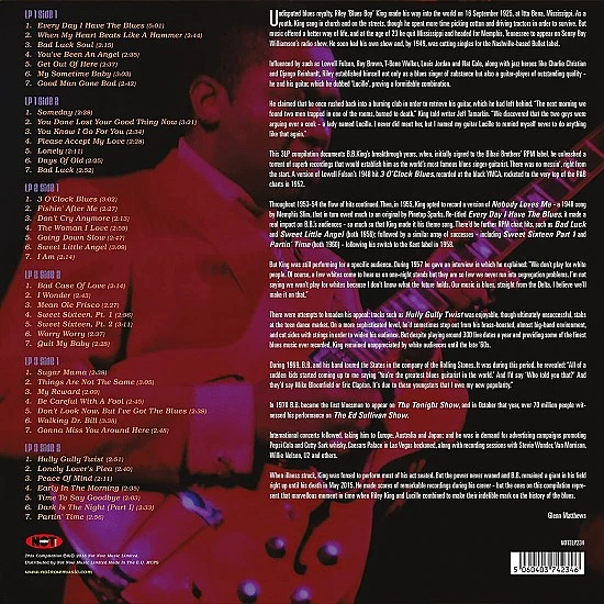 B.B. King - Nothin But Bad Luck (Mavi Renkli) Plak 3 LP