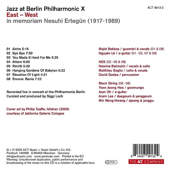 Jazz At Berlin Philharmonic X - East-West CD