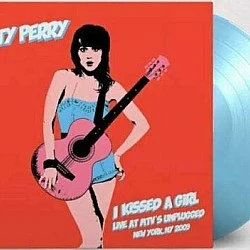 Katy Perry – I Kissed A Girl (Live At MTV Unplugged, New York, NY 2009) (Sky Blue) Plak LP  * ÖZEL BASIM *