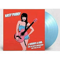 Katy Perry – I Kissed A Girl (Live At MTV Unplugged, New York, NY 2009) (Sky Blue) Plak LP  * ÖZEL BASIM *