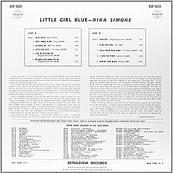 Nina Simone - Little Girl Blue (Audiophile) Plak  LP