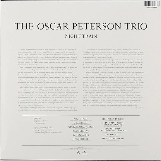 Oscar Peterson  – Night Train Caz Plak LP