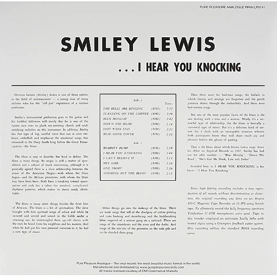 Smiley Lewis - I Hear You Knocking (Audiophile) Plak LP