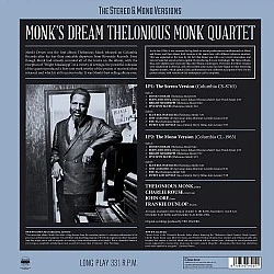 Thelonious Monk Quartet Monk's Dream (Stereo and Mono) Plak 2 LP
