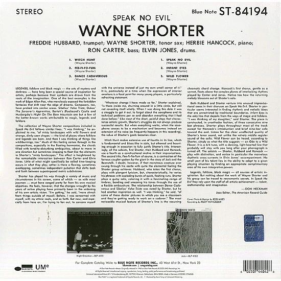Wayne Shorter - Speak No Evil Caz Plak LP