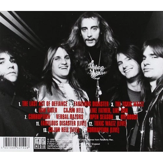 Exodus - Fabulous Disaster CD