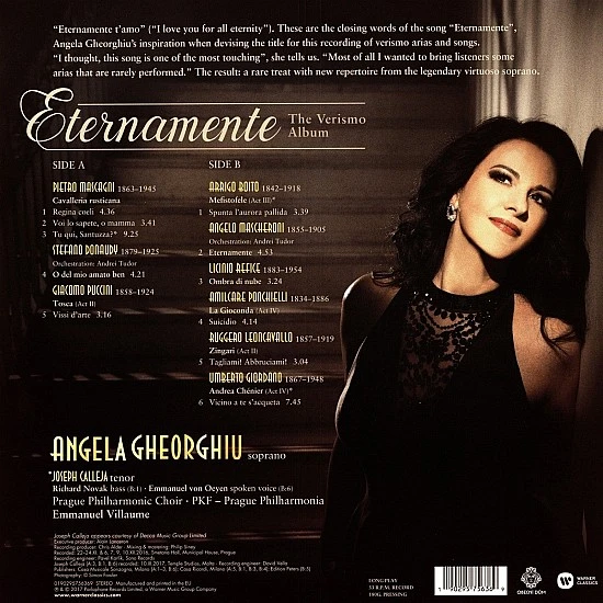 Angela Gheorghiu - Eternamente Plak LP