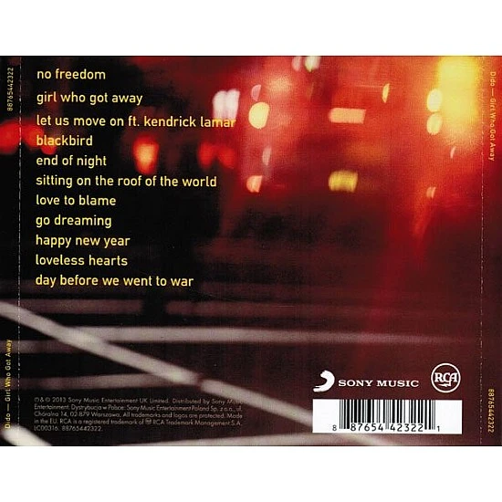 Dido - Girl Who Got Away CD
