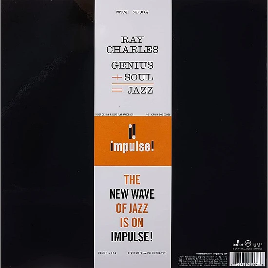 Ray Charles - Genius + Soul = Jazz Plak LP Acoustic Sounds