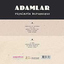 Adamlar - Rüyalarda Buruşmuşuz Plak LP