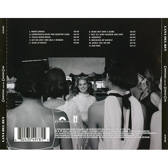 Lana Del Rey - Chemtrails Over The Country Club CD