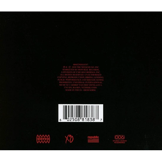 The Weeknd - After Hours CD