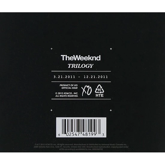The Weeknd - Thursday CD
