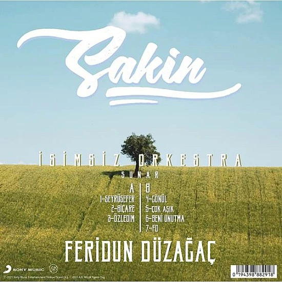 Feridun Düzağaç - Sakin Plak LP