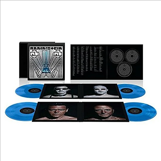 Rammstein - Paris (Mavi Renkli) Plak 4 LP 2 CD Bluray Box Set