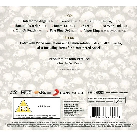 Dream Theater - Distance Over Time (Special Edition) CD + Bluray Disk