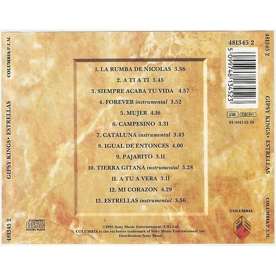 Gipsy Kings - Estrellas CD