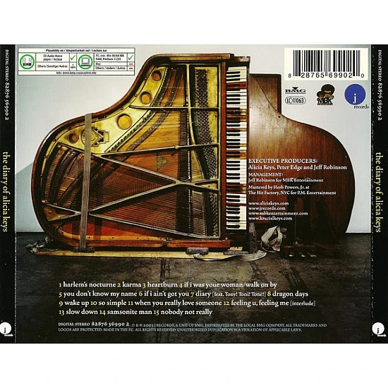 Alicia Keys - The Diary Of Alicia Keys CD