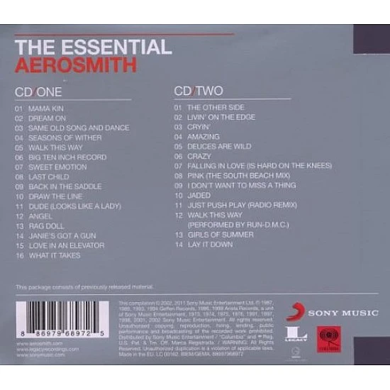 Aerosmith - The Essential Aerosmith 2 CD