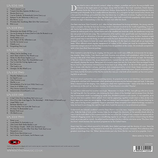 Dean Martin – The Platinum Collection  (Beyaz Renkli) Caz Plak 3 LP
