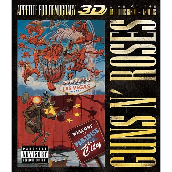 Guns N' Roses – Appetite For Democracy 3D Blu-ray Disk
