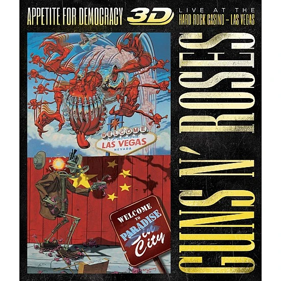 Guns N' Roses - Appetite For Democracy 3D 2 CD + Blu-ray Disk