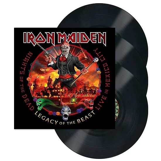 Iron Maiden - Nights Of The Dead, Legacy Of The Beast: Live In Mexico City Plak 3 LP