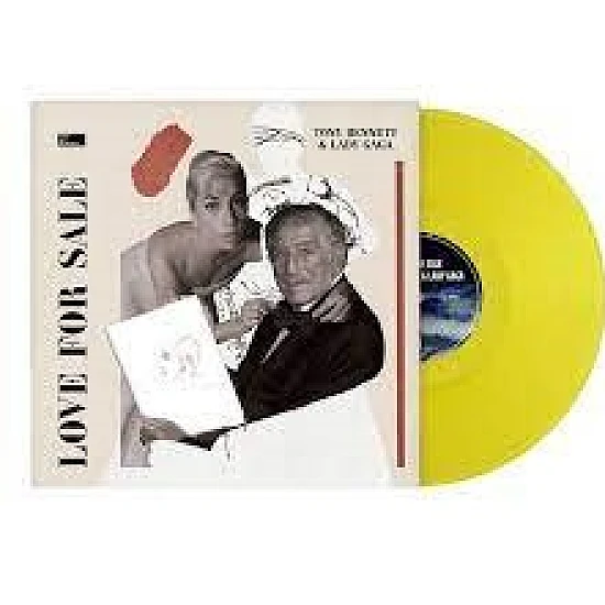 Tony Bennett & Lady Gaga – Love For Sale (Sari Renkli) Plak Plak LP  * ÖZEL BASIM *
