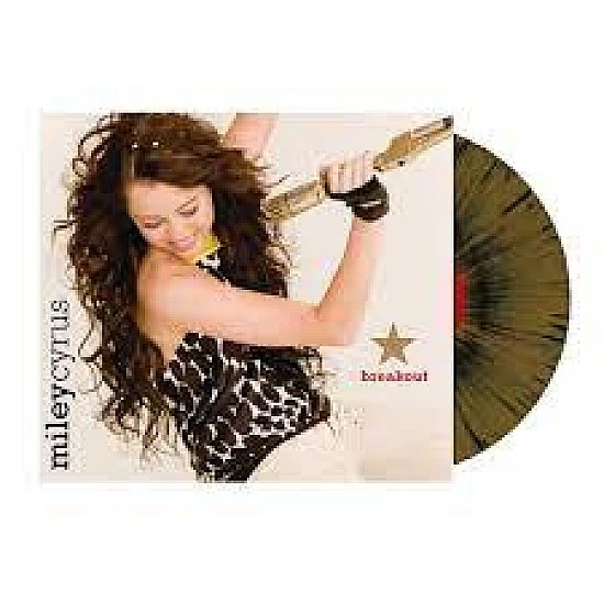 Miley Cyrus – Breakout  (Altın - Siyah Renkli)  Plak LP  * ÖZEL BASIM *