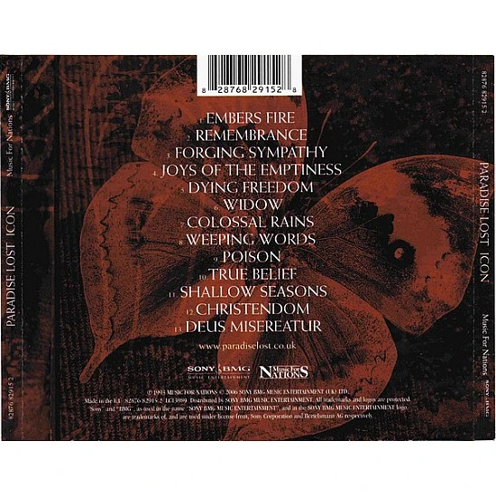 Paradise Lost - Icon CD