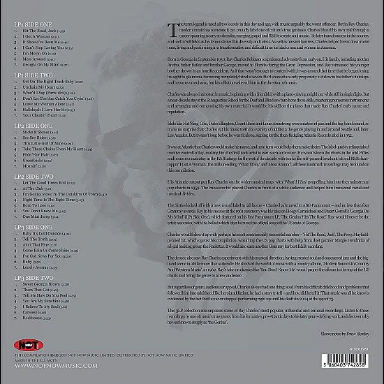 Ray Charles – The Platinum Collection (Beyaz Renkli) Caz Plak 3 LP