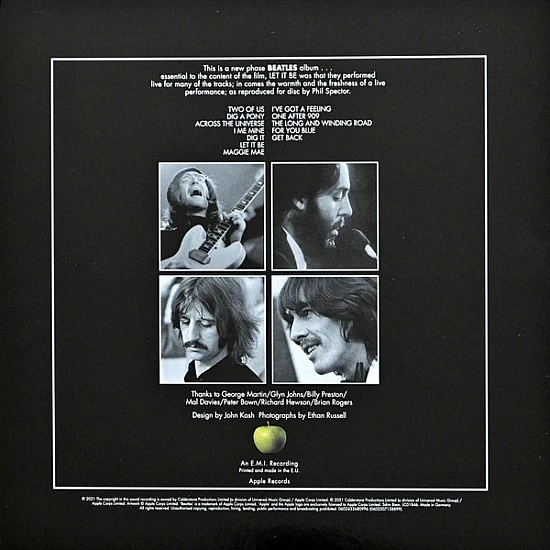 The Beatles - Let It Be Plak Box Set 5 LP