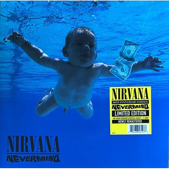 Nirvana ‎– Nevermind 30th Anniversary Plak LP + 45lik