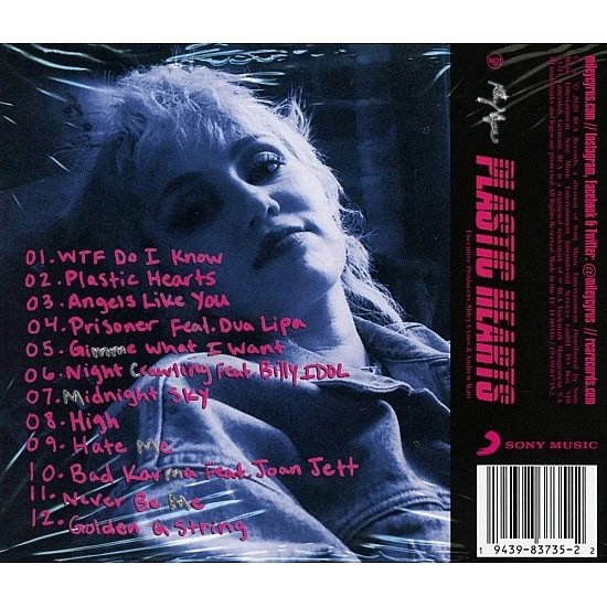 Miley Cyrus - Plastic Hearts CD