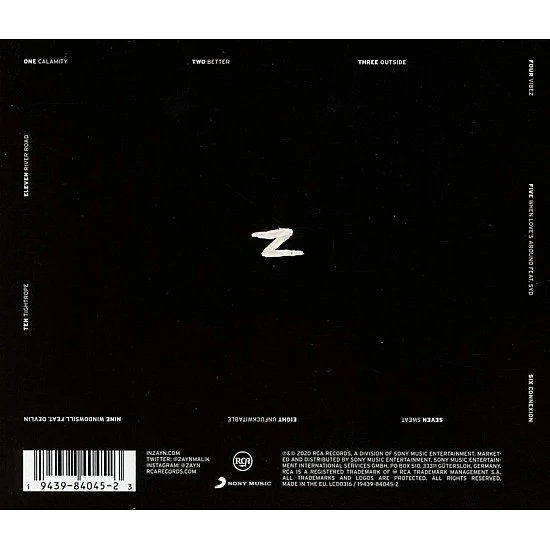 ZAYN ‎– Nobody Is Listening CD