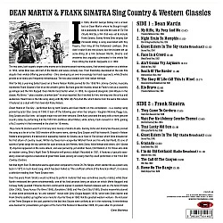 Dean Martin and Frank Sinatra – Sing Country and Western Classics Plak LP
