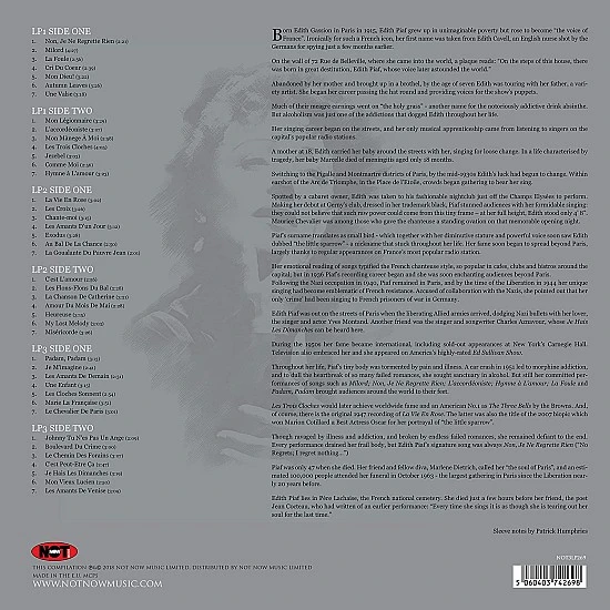 Edith Piaf – The Platinum Collection (Beyaz Renkli) Plak 3 LP